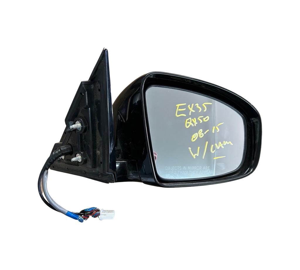 Infiniti EX35 (2008-2012)|EX37 (2013)|QX50 (2014-2015) Right Side Mirror W/  Camera OEM (Grey)