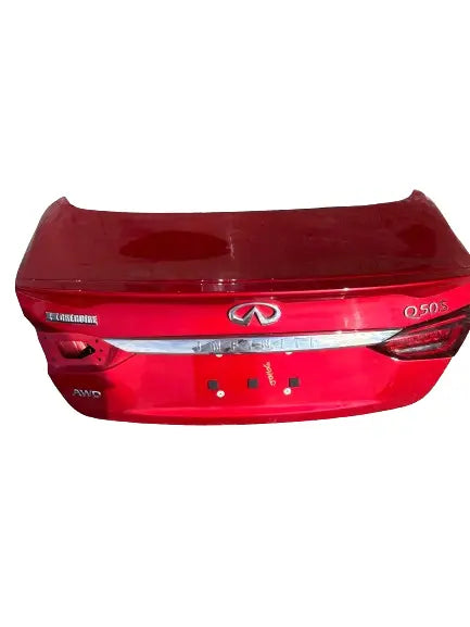 ININFIITI Q50S (2018-2024) Trunk Lid  (camera), surround view Red (No shipping, local pickup only) INFINITI