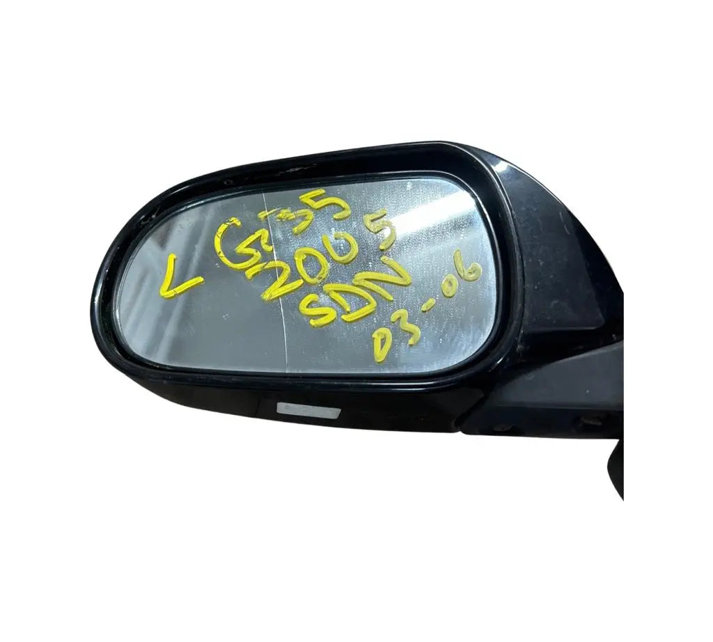 Infiniti G35 Sedan (2003-2004-2005-2006) Left Side Mirror OEM (Black) INFINITI